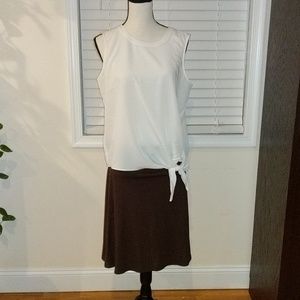 6/$25 ⬇️ Old Navy Brown Cotton Fold over Skirt